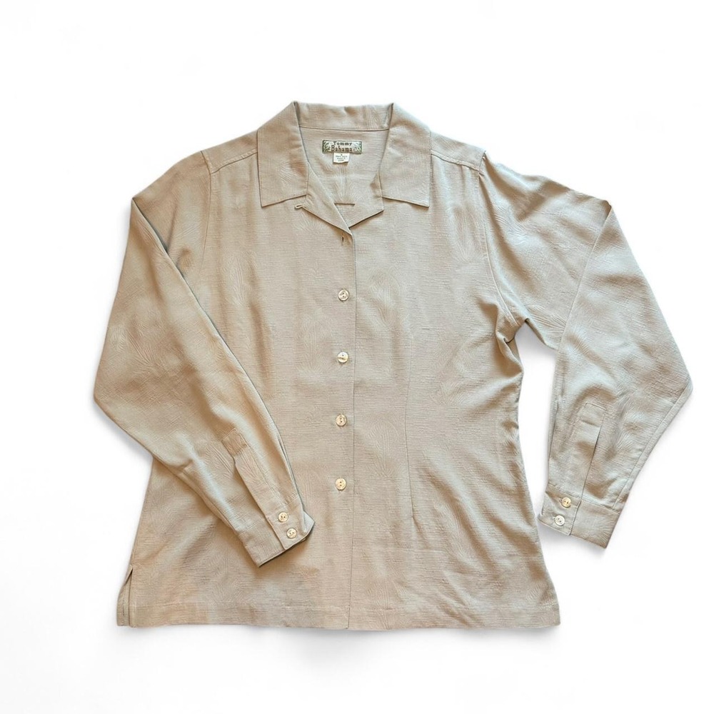 Tommy Bahama 100% Silk Top Size S